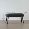 Vitra（ヴィトラ） / Grand Repos（グランレポ）パンチーナ / Dumet（デュメ）carbon black / ベーシックダークベース・パウダーコート仕上げ