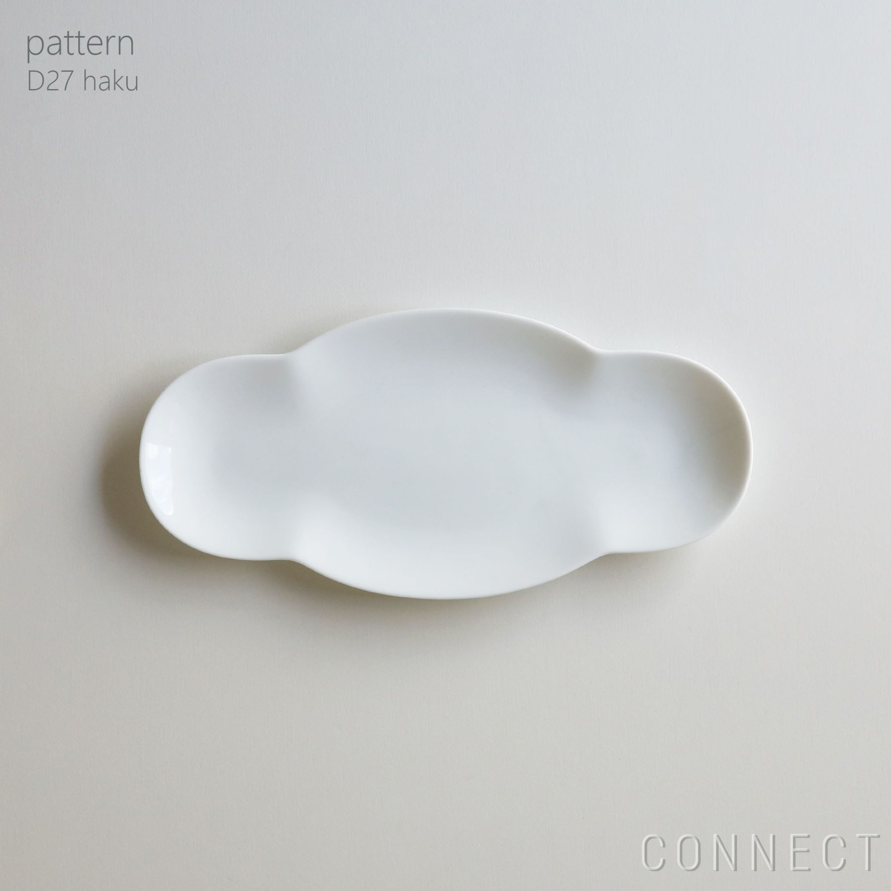 yumiko iihoshi porcelain （イイホシユミコ） / pattern（パターン） / D27 / haku