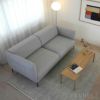 【アウトレット】FREDERICIA（フレデリシア） / Konami Sofa（コナミソファ） / Model 4952 / 2シーター / ブラックベース / Fiord 121（フィヨルド）