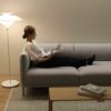 【アウトレット】FREDERICIA（フレデリシア） / Konami Sofa（コナミソファ） / Model 4952 / 2シーター / ブラックベース / Fiord 121（フィヨルド）