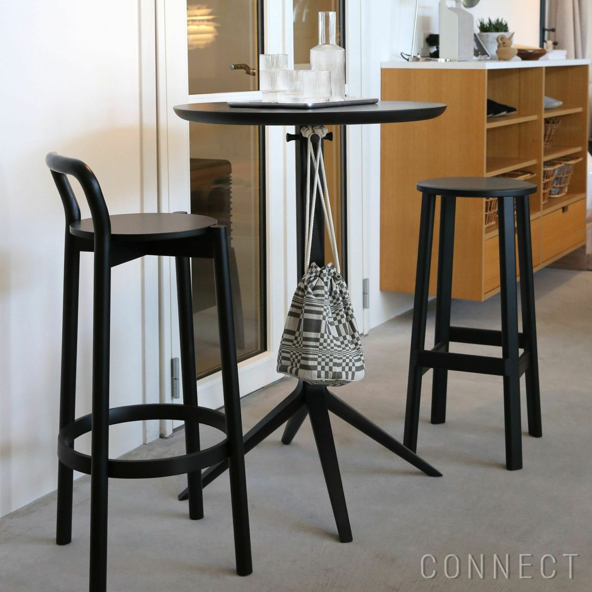 【アウトレット】Karimoku New Standard（カリモクニュースタンダード） / SCOUT BISTRO BAR TABLE（スカウトビストロバーテーブル） / ブラック