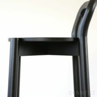 【アウトレット】Karimoku New Standard（カリモクニュースタンダード） / CASTOR BARSTOOL High with backrest（キャストールバースツール ハイ ウィズ バックレスト） / ブラック