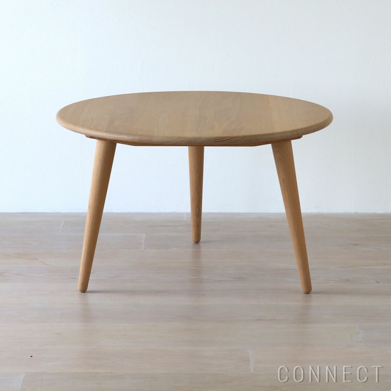 【アウトレット】CARL HANSEN & SON（カール・ハンセン＆サン） / CH008 / オーク材・ホワイトオイル仕上げ / φ78cm / コーヒーテーブル
