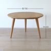 【アウトレット】CARL HANSEN & SON（カール・ハンセン＆サン） / CH008 / オーク材・ホワイトオイル仕上げ / φ78cm / コーヒーテーブル