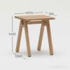 【アウトレット】石巻工房 by Karimoku / ISHINOMAKI STOOL by Karimoku（石巻スツール） / ピュアオーク