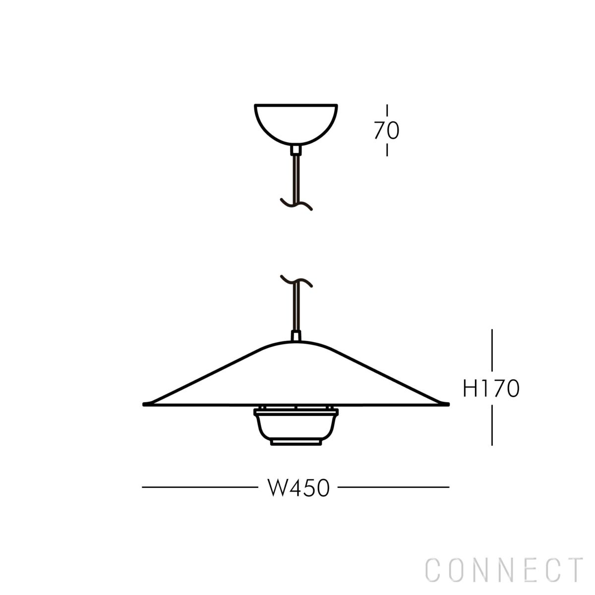 【コード加工無料】Artek（アルテック） / Kori Pendant Light with Dune Shade（コリ ペンダント・デューンシェード） / ホワイト / ペンダントライト