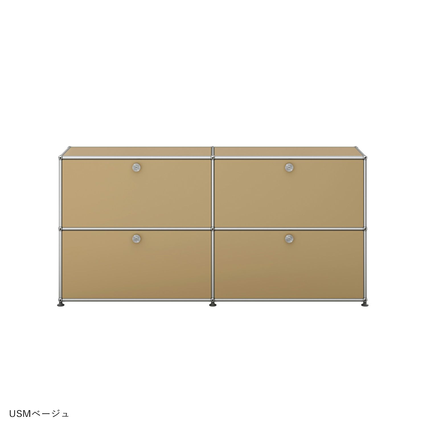 USM（ユーエスエム） / USM Haller Sideboard（USMハラー サイドボード） / W1523×D373×H740mm /  ドロップダウンドア×4 | CONNECT