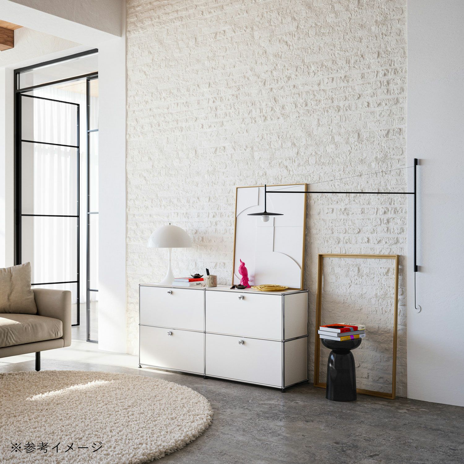 【年越しキャンペーンA】USMハラー（ユーエスエムハラー） / Sideboard（サイドボード） / W1523×D373×H740mm / ドロップダウンドア×4［短納期品］