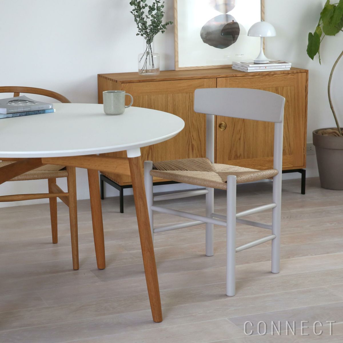 FREDERICIA（フレデリシア） / J39（モーエンセンチェア・シェーカーチェア） / ビーチ材・ラッカー仕上げ / Pebble grey（ぺブルグレー）