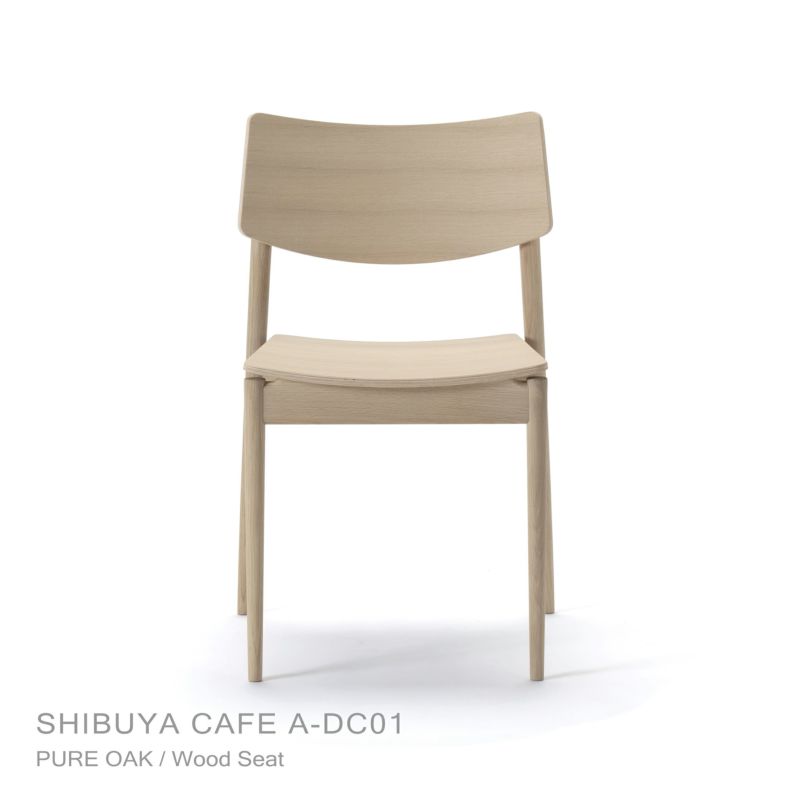 SHIBUYA A-DC01 / ASHIZAWAダイニングチェア（肘無）/ Wood Seat