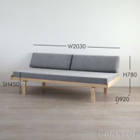 Artek（アルテック） / DAY BED 710（デイベッド） / バーチ材・ナチュラルラッカー仕上げ / Maple 722 / ソファ【CONNECTオリジナル】