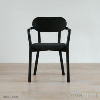 【アウトレット】Karimoku New Standard（カリモクニュースタンダード） / CASTOR ARMCHAIR PLUS PAD（キャストールアームチェア プラスパッド） / ブラック