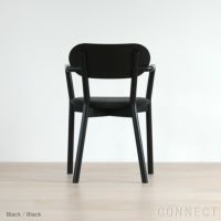 【アウトレット】Karimoku New Standard（カリモクニュースタンダード） / CASTOR ARMCHAIR PLUS PAD（キャストールアームチェア プラスパッド） / ブラック