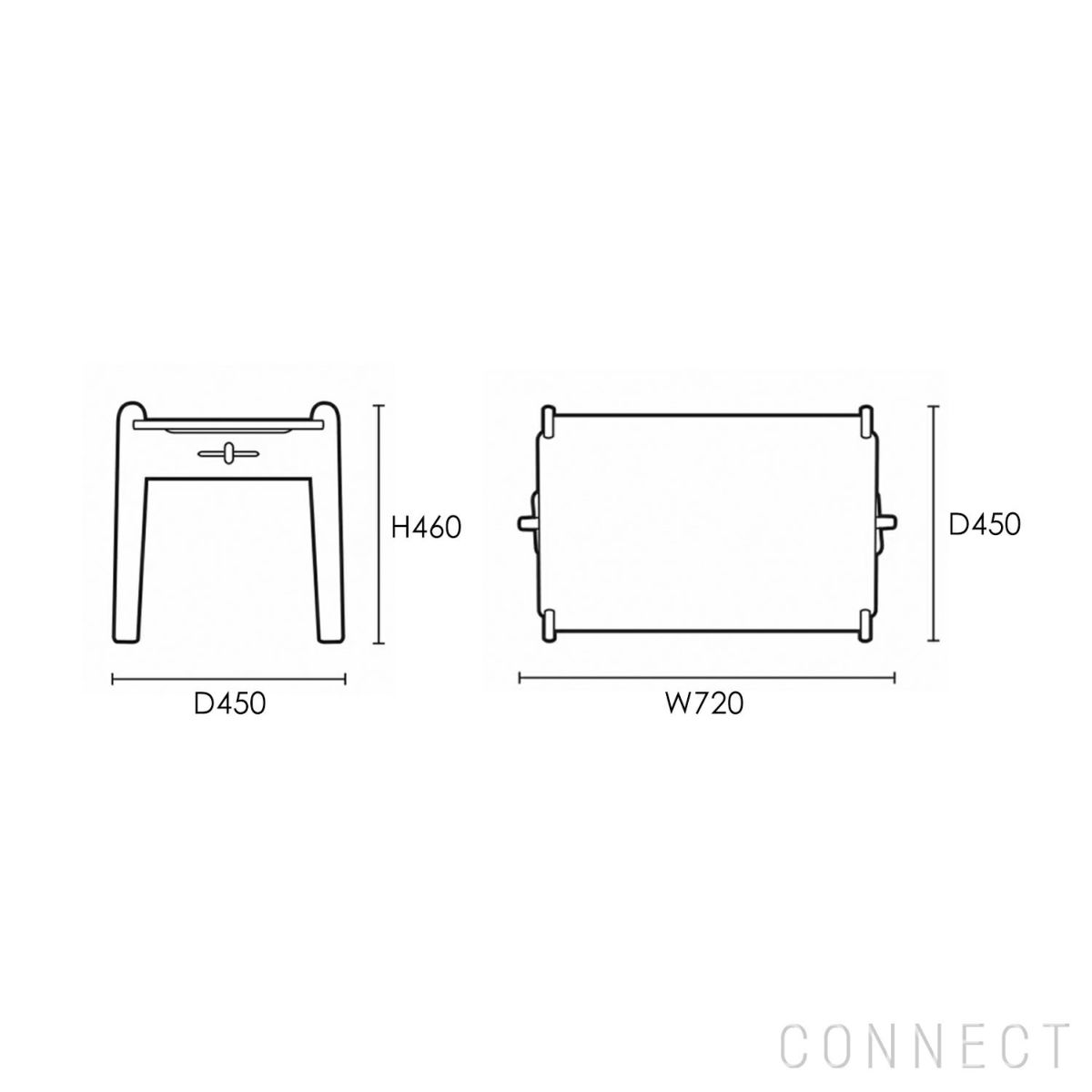CARL HANSEN & SON（カール・ハンセン＆サン） / CH411 PETER'S TABLE（ピーターズテーブル） / ビーチ材・無塗装 / キッズ用テーブル