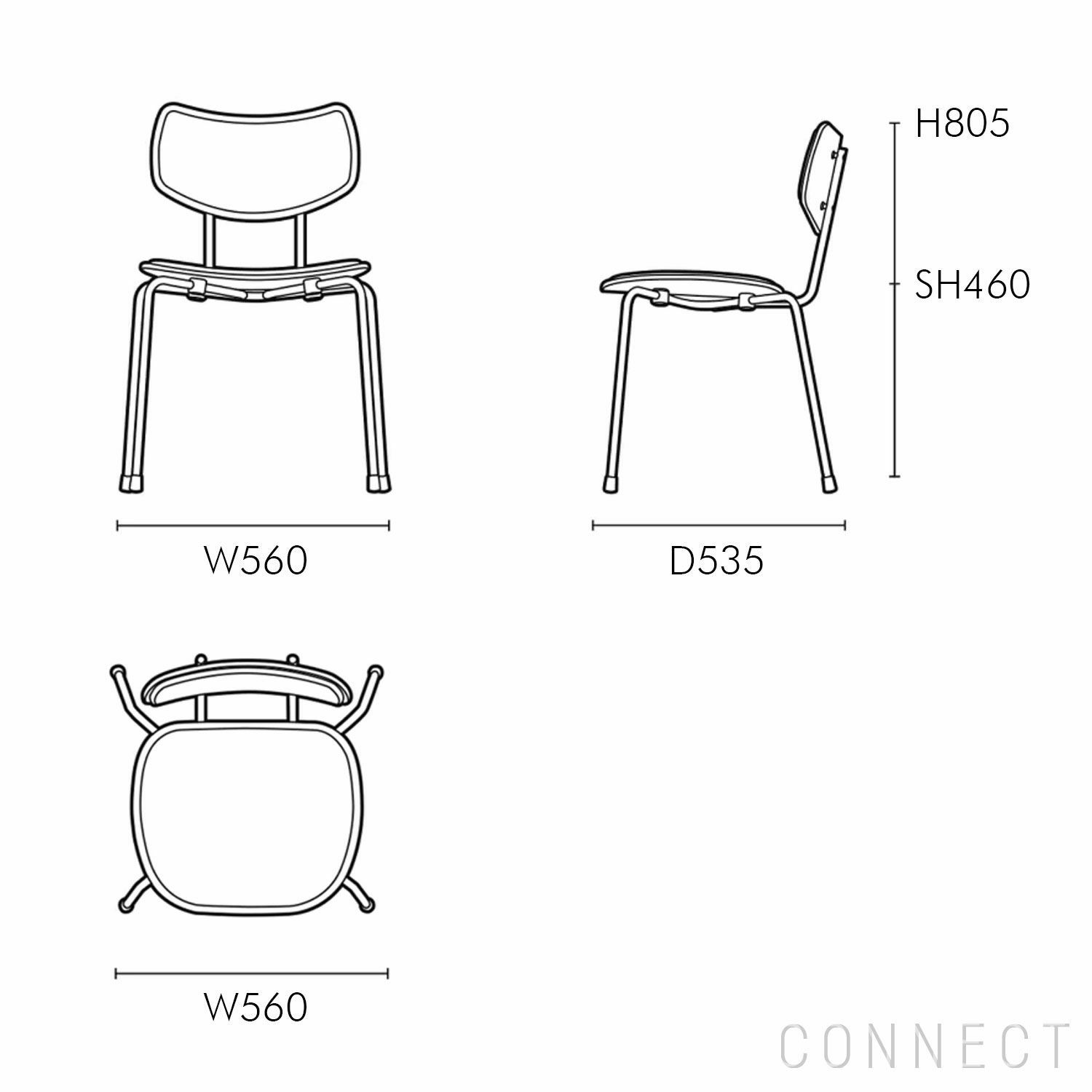 CARL HANSEN & SON（カール・ハンセン＆サン） / VLA26P VEGA CHAIR（ヴェガチェア） / オーク材・ラッカー仕上げ / Mood 01104 / クローム脚 / ダイニングチェア