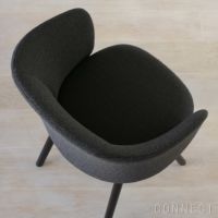 Vitra（ヴィトラ） / Mikado（ミカド） / アームチェア / Cento（チェント）truffle black / ダークオーク