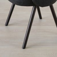 Vitra（ヴィトラ） / Mikado（ミカド） / アームチェア / Cento（チェント）truffle black / ダークオーク