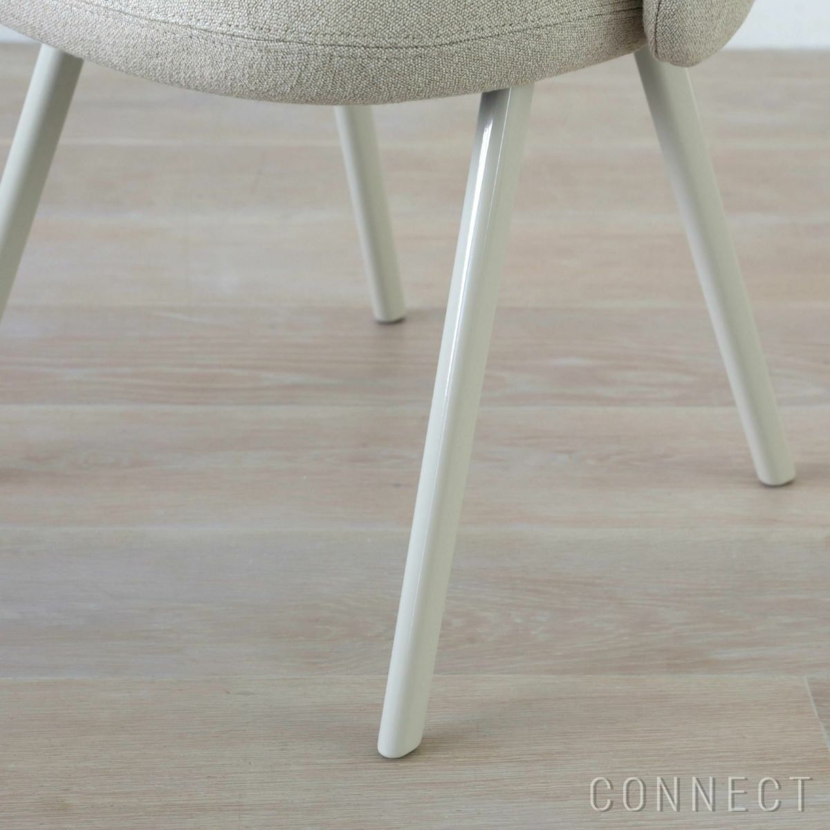 Vitra（ヴィトラ） / Mikado（ミカド） / サイドチェア / Dumet（デュメ）berge melange / アルミベース・チョークパウダーコート仕上げ