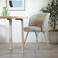 Vitra（ヴィトラ） / Mikado（ミカド） / サイドチェア / Dumet（デュメ）berge melange / アルミベース・チョークパウダーコート仕上げ