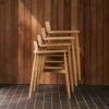 CARL HANSEN & SON （カール・ハンセン＆サン） / E008 DINING CHAIR / EMBRACE OUTDOOR SERIES（エンブレイスアウトドアシリーズ） / チーク材・無塗装 / ダイニングチェア