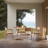 CARL HANSEN & SON （カール・ハンセン＆サン） / E008 DINING CHAIR / EMBRACE OUTDOOR SERIES（エンブレイスアウトドアシリーズ） / チーク材・無塗装 / ダイニングチェア