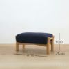 【アウトレット】Karimoku New Standard（カリモク ニュースタンダード） / CASTOR SOFA（キャストールソファ） / OTTOMAN / PURE OAK（オットマン / ピュアオーク） / ナイトブルー