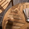 CARL HANSEN & SON （カール・ハンセン＆サン） / E022 DINING TABLE / EMBRACE OUTDOOR SERIES（エンブレイスアウトドアシリーズ） / チーク材・無塗装 / SMALL φ80cm / ダイニングテーブル