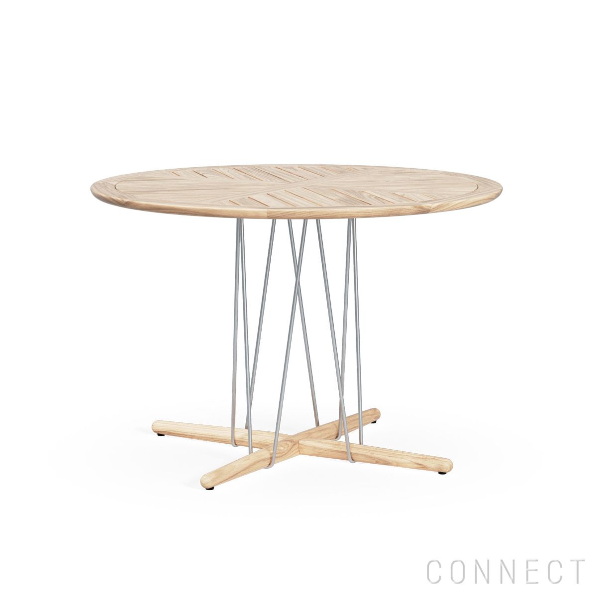 CARL HANSEN & SON （カール・ハンセン＆サン） / E022 DINING TABLE / EMBRACE OUTDOOR SERIES（エンブレイスアウトドアシリーズ） / チーク材・無塗装 / MEDIUM φ110cm / ダイニングテーブル