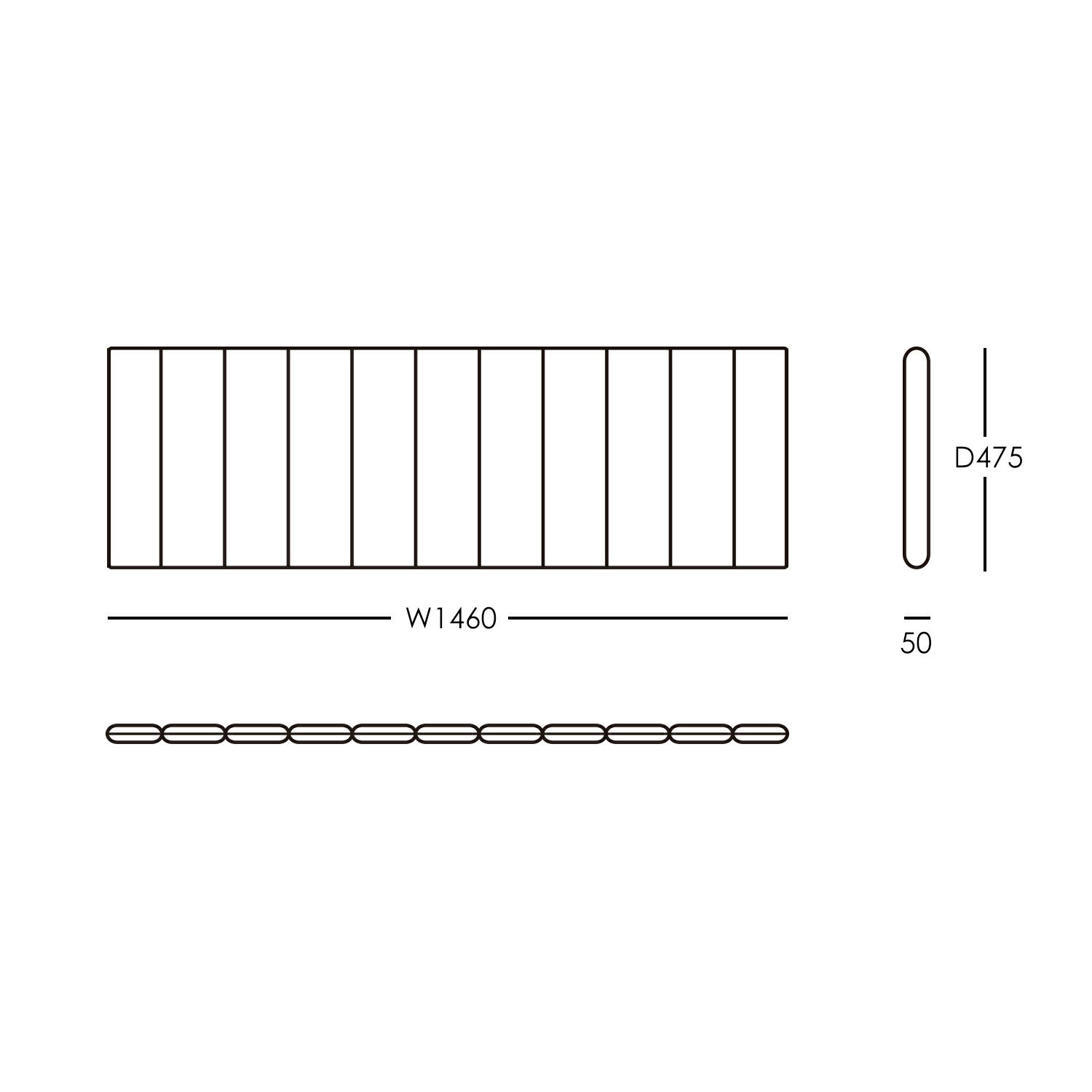 CARL HANSEN & SON （カール・ハンセン＆サン） / CU GL101（GL101ベンチ専用クッション） / TIMBUR OUTDOOR BENCH（ティンバーアウトドアベンチ） / Agora Liso life oat 1760 / 屋外・アウトドア用