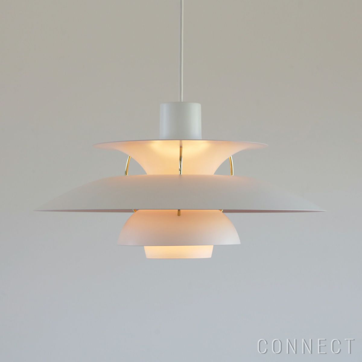 【150周年記念モデル】Louis Poulsen（ルイスポールセン） / PH 5 Anniversary Edition（アニバーサリーエディション） / ホワイト×ペールローズ / 真鍮メタライズド / ペンダントライト