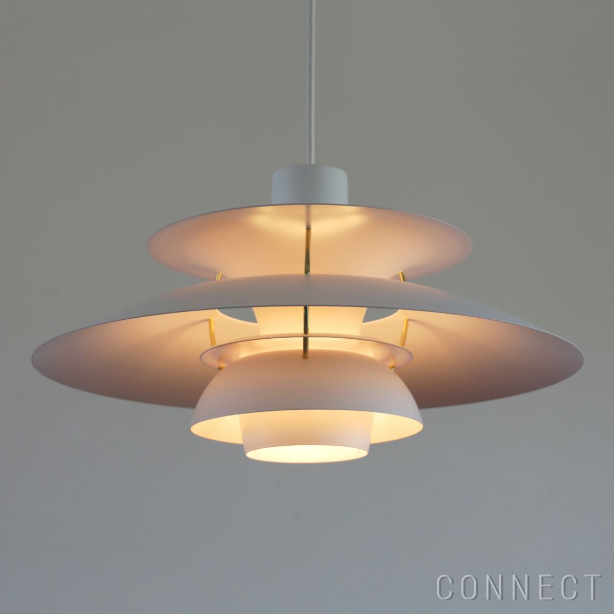 【150周年記念モデル】Louis Poulsen（ルイスポールセン） / PH 5 Anniversary Edition（アニバーサリーエディション） / ホワイト×ペールローズ / 真鍮メタライズド / ペンダントライト