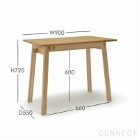 【アウトレット】石巻工房 by Karimoku / HAFU DESK（ハフデスク） / ピュアオーク