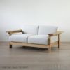 【アウトレット】石巻工房 by Karimoku / KOBO SOFA 2P by Karimoku（工房ソファ） / 2シーター / ピュアオーク / Maple 102（B917）