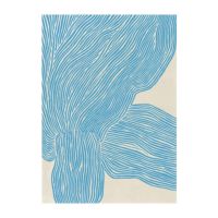 THE POSTER CLUB（ザ・ポスタークラブ） / Rebecca Hein（レベッカ・ハイン） / The Line - Blue 30×40cm / ポスターのみ（フレームなし）