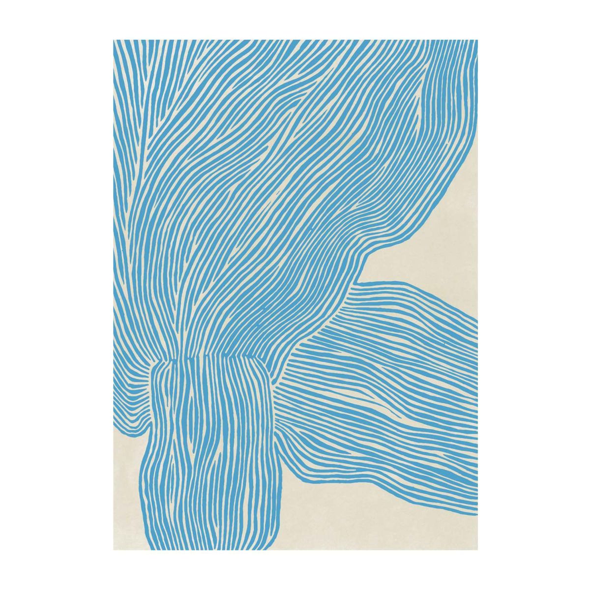 THE POSTER CLUB（ザ・ポスタークラブ） / Rebecca Hein（レベッカ・ハイン） / The Line - Blue 30×40cm / ポスターのみ（フレームなし）