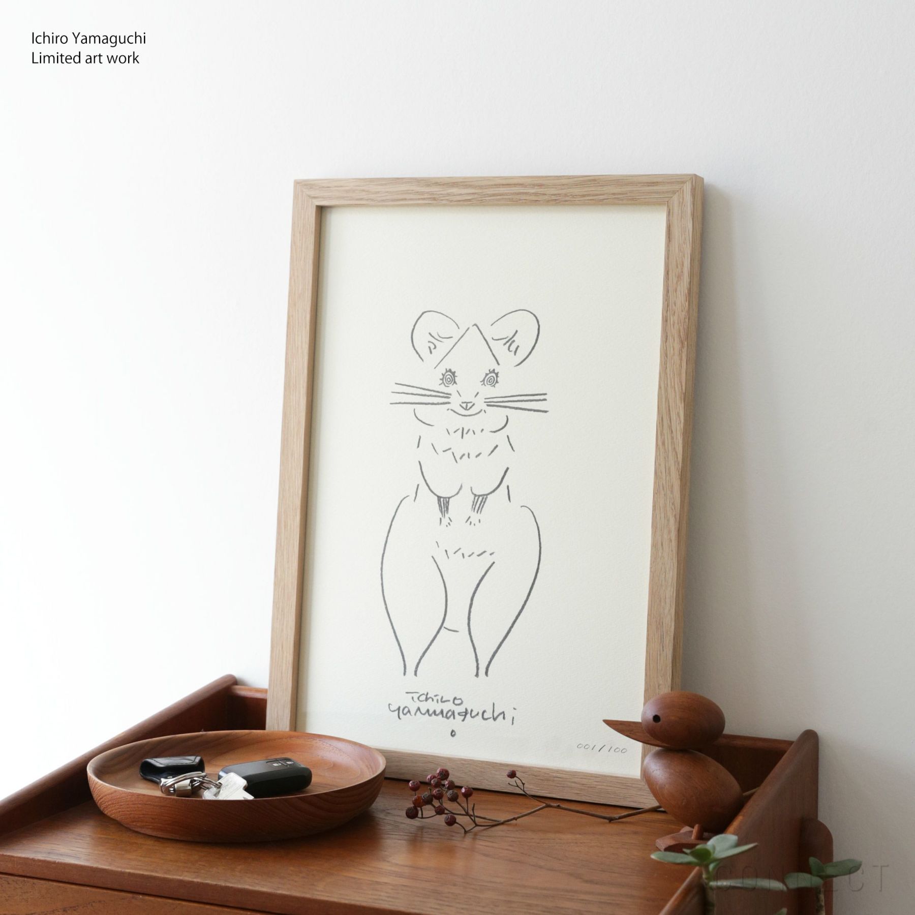 【数量限定】山口一郎 / Giclee（ジクレー印刷）「クオッカ」 / Sサイズ / アートポスター