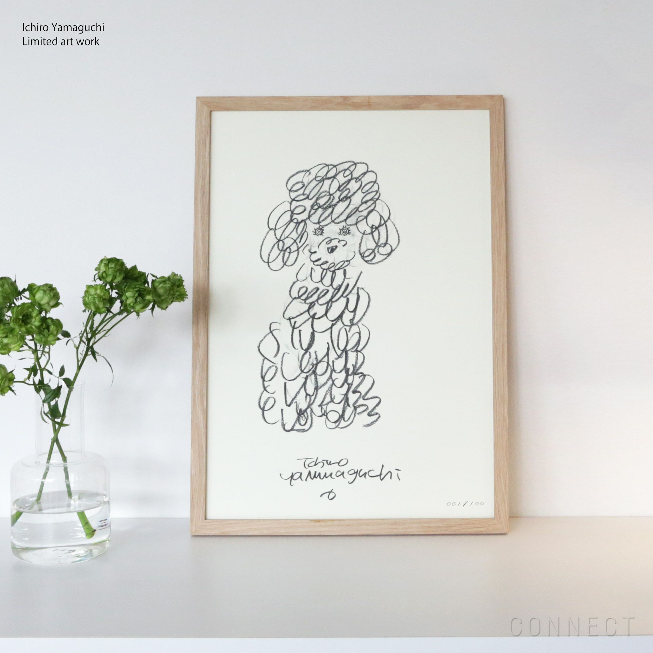 数量限定 】山口一郎 / Giclee（ジクレー印刷）「ミモザ」 / Mサイズ 