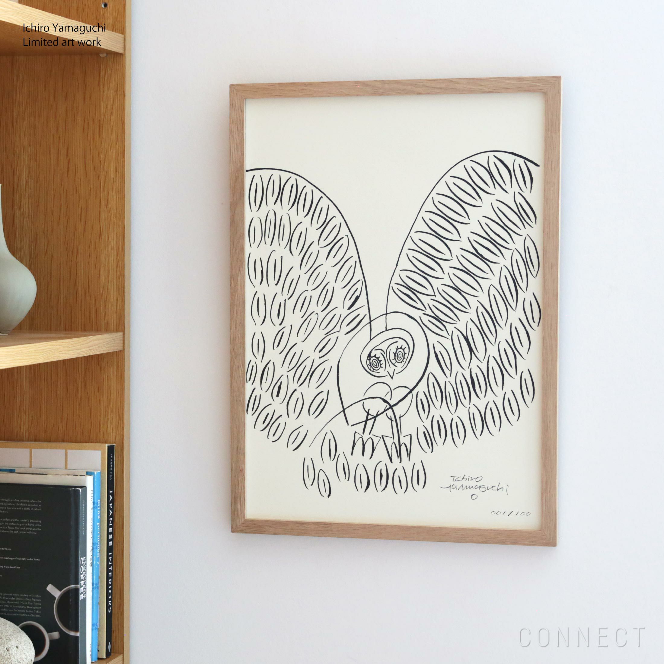 数量限定】山口一郎 / Giclee（ジクレー印刷）「フクロウ」 / Mサイズ  
