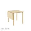 Artek（アルテック） / TABLE DL81C（ドロップリーフテーブル） / folding table / バーチ材 / 79-112.5×75cm / 伸長式テーブル