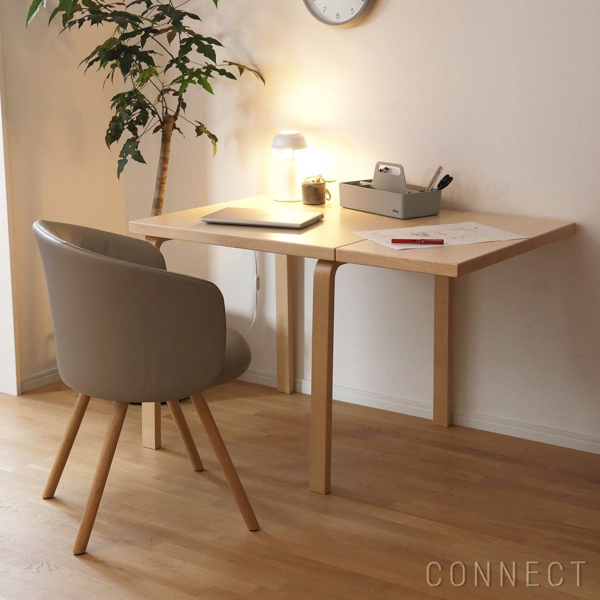 Artek（アルテック） / TABLE DL81C（ドロップリーフテーブル） / folding table / バーチ材 / 79-112.5×75cm / 伸長式テーブル