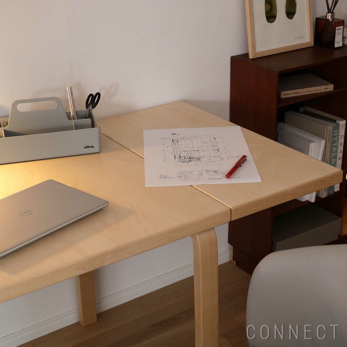 Artek（アルテック） / TABLE DL81C（ドロップリーフテーブル） / folding table / バーチ材 / 79-112.5×75cm / 伸長式テーブル