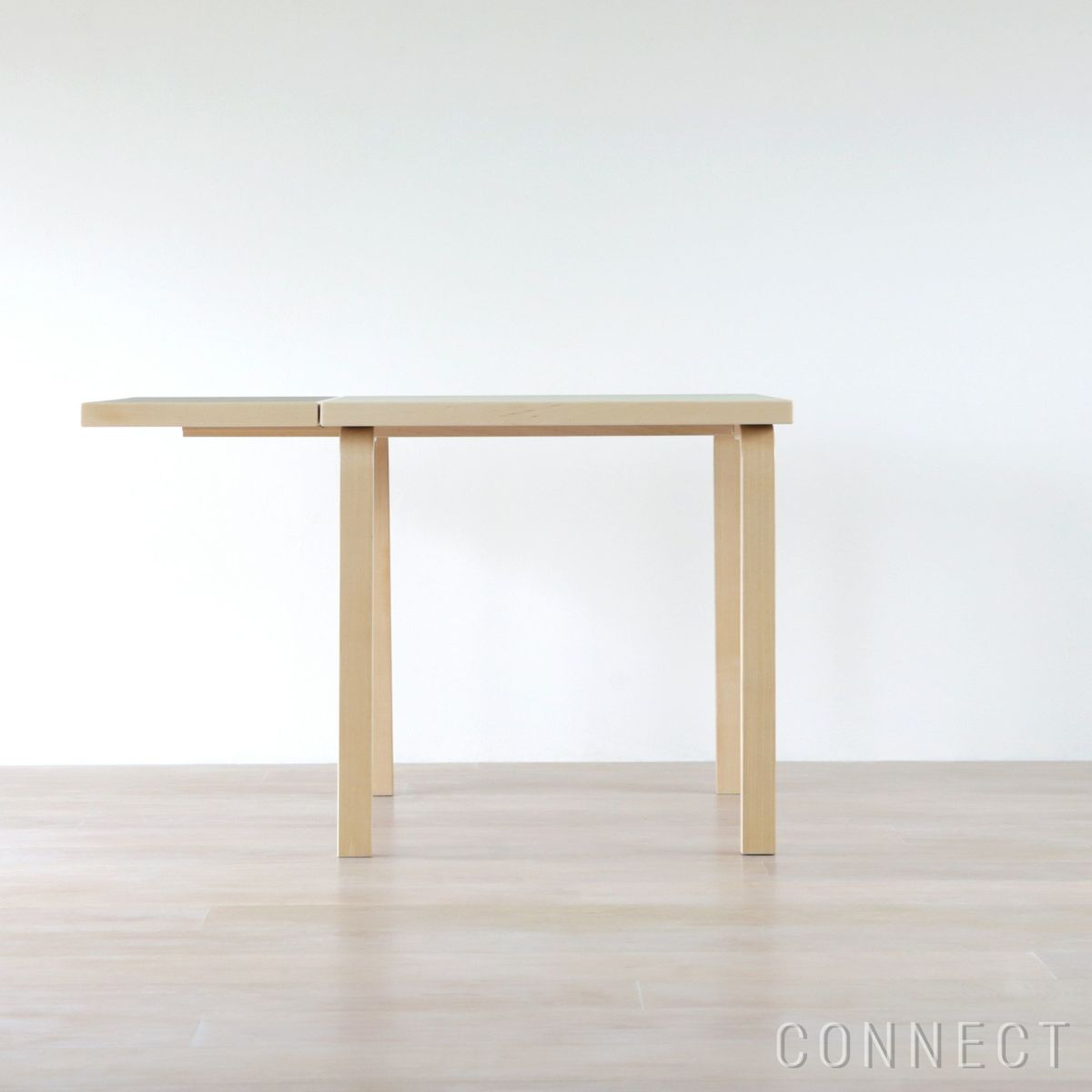 Artek（アルテック） / TABLE DL81C（ドロップリーフテーブル） / folding table / バーチ材 / 天板・ピスタチオ オリーブリノリウム / 79-112.5×75cm / 伸長式テーブル