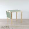 Artek（アルテック） / TABLE DL81C（ドロップリーフテーブル） / folding table / バーチ材 / 天板・ピスタチオ オリーブリノリウム / 79-112.5×75cm / 伸長式テーブル