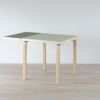 Artek（アルテック） / TABLE DL81C（ドロップリーフテーブル） / folding table / バーチ材 / 天板・ピスタチオ オリーブリノリウム / 79-112.5×75cm / 伸長式テーブル