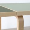 Artek（アルテック） / TABLE DL81C（ドロップリーフテーブル） / folding table / バーチ材 / 天板・ピスタチオ オリーブリノリウム / 79-112.5×75cm / 伸長式テーブル