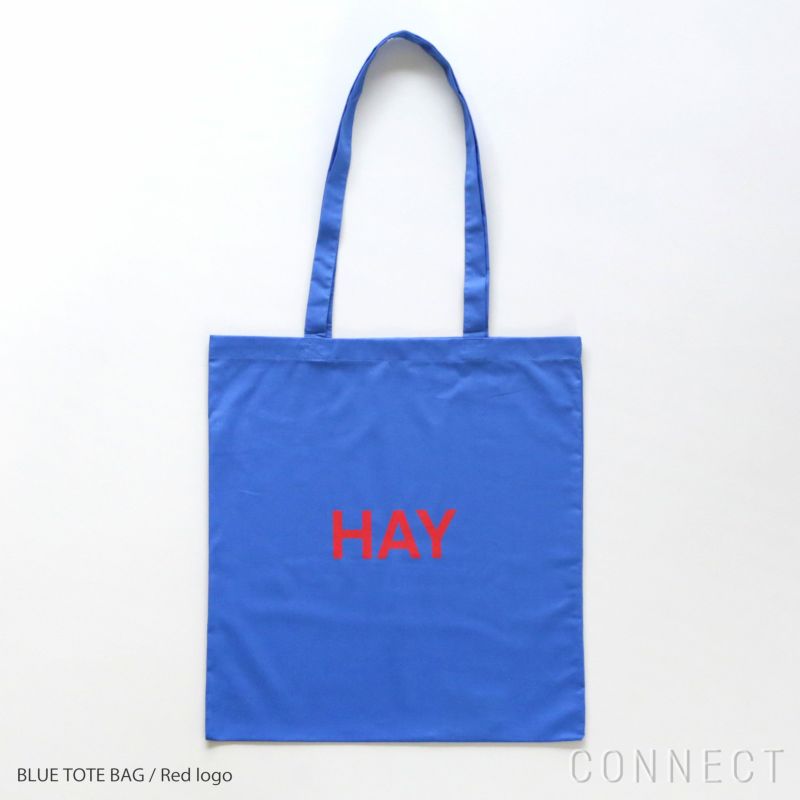 送料無料】【数量限定】HAY（ヘイ） / BLUE TOTE BAG（ブルートートバッグ） / Red logo | CONNECT