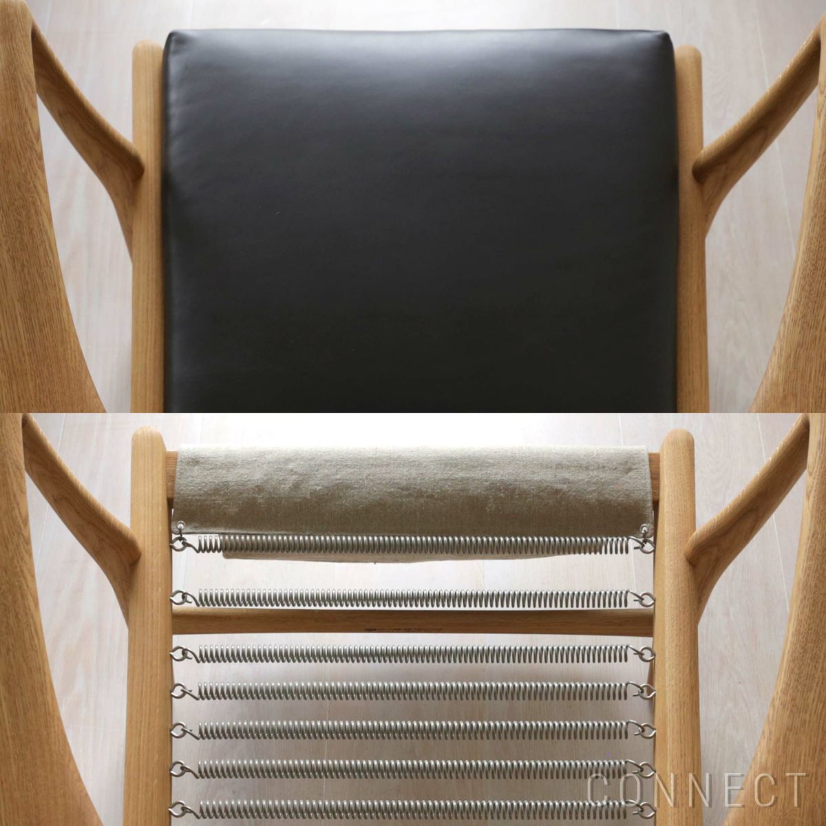 PP Mobler（PPモブラー） / PP16 / オーク材・オイル仕上げ・エレガンスレザー（mocca） / ラウンジチェア