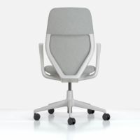 Vitra（ヴィトラ） / ACX Soft（エーシーエックス） / Grid Knit 01 stone grey / ソフトグレーベース / 前傾チルト機能あり / デスクチェア