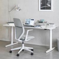 Vitra（ヴィトラ） / ACX Soft（エーシーエックス） / Grid Knit 01 stone grey / ソフトグレーベース / 前傾チルト機能あり / デスクチェア