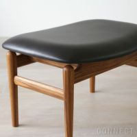 HOUSE OF FINN JUHL（ハウス・オブ・フィンユール） / CHIEFTAIN FOOTSTOOL（チーフテンフットスツール） / チーク材・オイル仕上げ・エレガンスレザー（mocca）